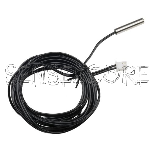 5PCS NTC Temperature Sensor Waterproof Probe Cable 2meters Wire 10K 1% 3950 US - Picture 8 of 14