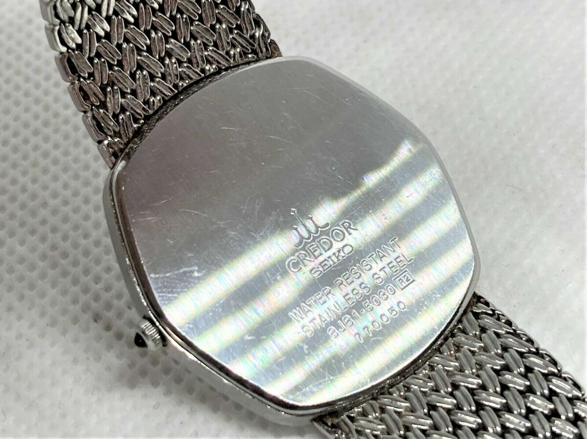 Seiko Credor Silver Men's Watch - 8J81-5030 for sale online Seiko Credor Silver Men's Watch - 8J81-5030 for sale online