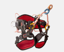 Arborist Saddle Tree Climbing Half Body Harness Rope Bridge Caving Rescue