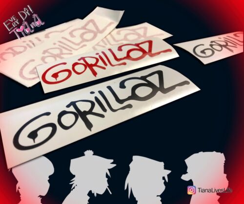 Gorillaz Band Logo Naklejka Naklejka - Zdjęcie 1 z 2
