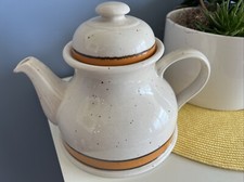 Johnson Brothers England Extra Large  MCM Tea Pot Papaya Orange