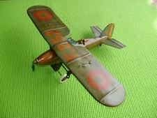 JEP AVION MECANIQUE EN TOLE F252 MORANE ET SAULNIER-JOUET ANCIEN
