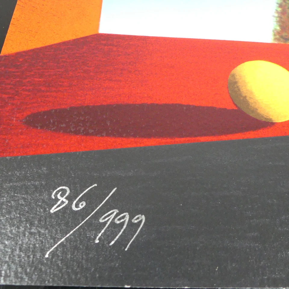 Rudolf Hausner "Adam zuversichtlich" Farbserigraphie nummeriert und signiert - Bild 3 von 4