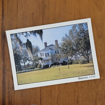 GEORGETOWN SOUTH CAROLINA HOPSEWEE PLANTATION POSTCARD Historical Thomas Lynch