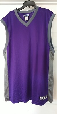 Mens Plain Basketball Jersey Gym Sports Basic Purple Sleeveless