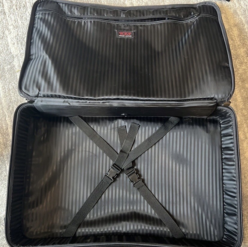 TUMI leather suitcase eBay