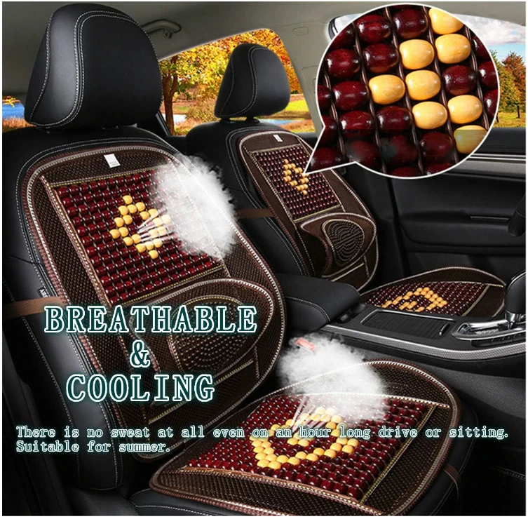 Cojín de Masaje Lumbar Comodo Espalda Universal Para Asiento de Coche Carro Auto - Image 4 of 4