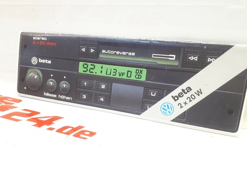 BEDIEHNUNGSANLEITUNG BETA RADIO VW RALLYE GOLF 2 GT GTI G60 16V US SYNCRO JETTA