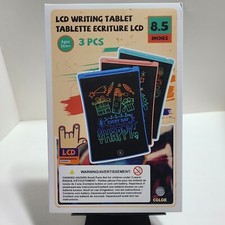 LCD Writing Tablets Pack of 3 8.5" Erasable Drawing Pads by Kokodi.