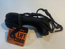 Big Game Muddy Treestands Nylon Lift Cord w/2 HD Carabiner Clips 30 ft LA050