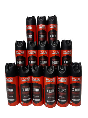 ( 6X200ml) Pure & Basic men Gentlemen Sport Deo Spray Antitranspirant X-DRY ohne