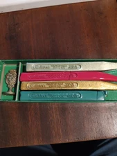 Sealing wax sticks and seal vintage in box from Marshall Field 