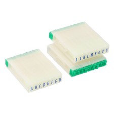 Detachable Letter Stamps Character A-Z Alphabet Stamp Combination Size 6, 2 Set