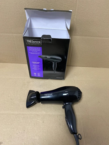 TRESemme Compact 2000W Haar DC Motor Trockner leicht & kompakt 2 Geschwindigkeiten schwarz