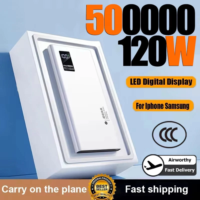 Xiaomi 500000mAh 120W Ultra Fast Power Bank Smart Digital Display Video Game Gif - Image 2 of 4