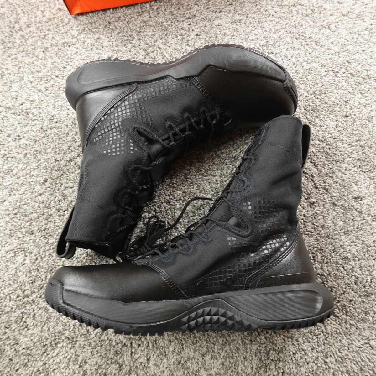 NEW Nike Boots Mens 11.5 SFB B2 Black Tactical Combat Military Shoes FN3717-001 NEW Nike Boots Mens 11.5 SFB B2 Black Tactical Combat  main image 3