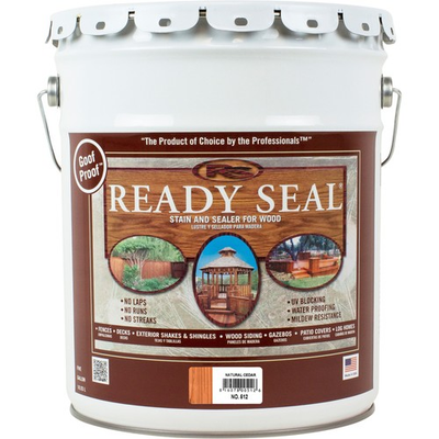 #ad READY SEAL Exterior Wood Stain and Sealer 5 Gal. Natural Cedar $199.99
