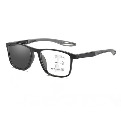 Multifokale Gleitsichtbrille Übergang Photochromic Varifocal Lesebrille +1.0~4.0