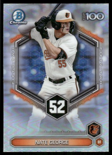 Nate George – 2026 Bowman Baseball BOWMAN SCOUTS TOP 100 #BTP-52