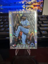 2025 Topps Chrome Seranthony Dominguez RayWave Refractor #USC100 Blue Jays Card