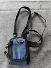 Lowepro Camera Pouch With Carrying Strap, Blue And Black