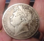 Photo of a 1823 Great Britain Half Crown (1816-1837) from an eBay listing that sold on Apr 16, 2026