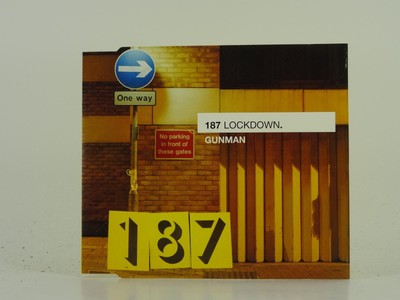 187 LOCKDOWN GUNMAN (D46) 3 Track CD Single Picture Sleeve WARNER MUSIC