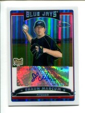 2006 Topps Chrome Refractor #349 Shaun Marcum #/500 ⚾ RC Auto
