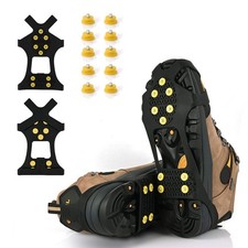 Ice Cleats Grippers for Shoes and Boots Anti Slip Ice Grips Snow Crampons
