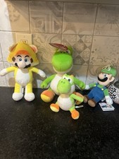 Lot of Four Good Stuff Super Mario Brothers Plush Toys two with tags see pics