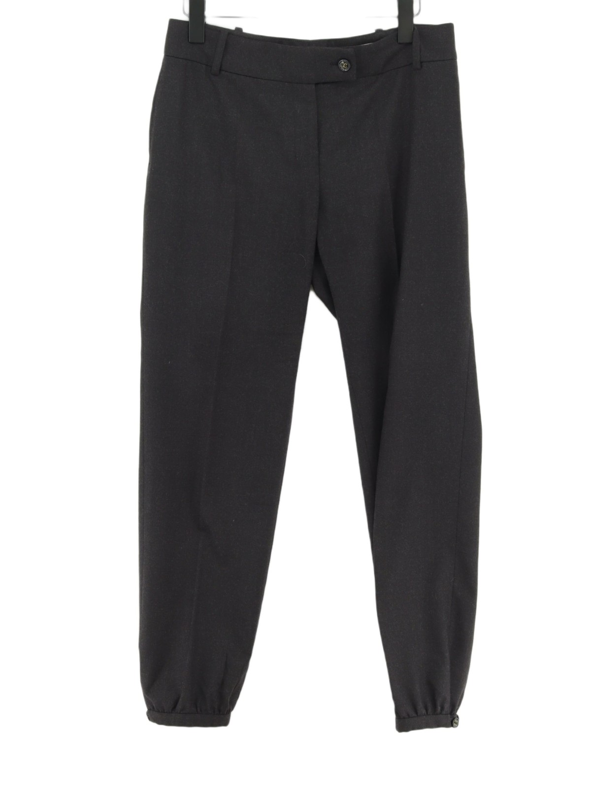 Pantaloni tuta donna Yves Saint Laurent W 32 in grigio 100% altri pantaloni eleganti