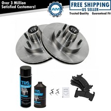 Front Brake Pad & Rotor Kit w/Fluids for Chevy GMC Buick Pontiac Oldsmobile