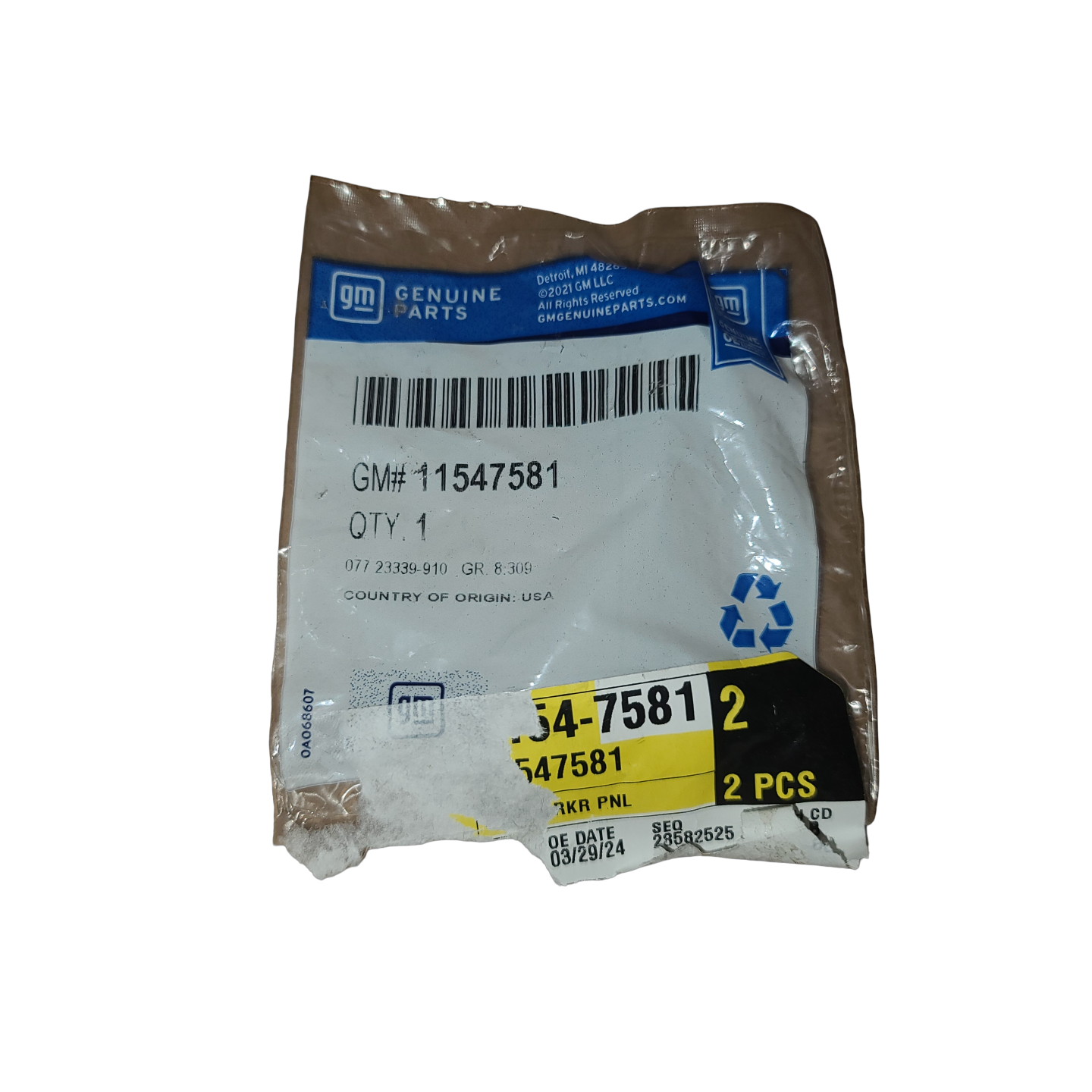 Genuine 2015-2025 GM Multi-Purpose Retainer Clip for Vehicles (11547581 ...