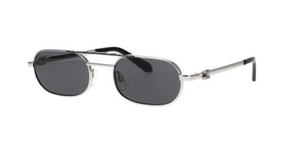 Off White Baltimore Sonnenbrille silber dunkelgrau Unisex Einheitsgröße *REFBR97