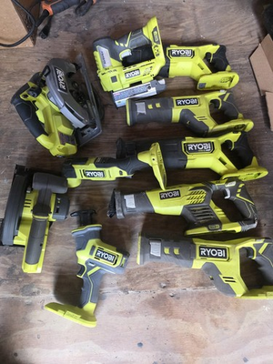 #ad #ad Ryobi 18V Mix Tools Lot 10 Non Working For Parts Or Repair $71.25
