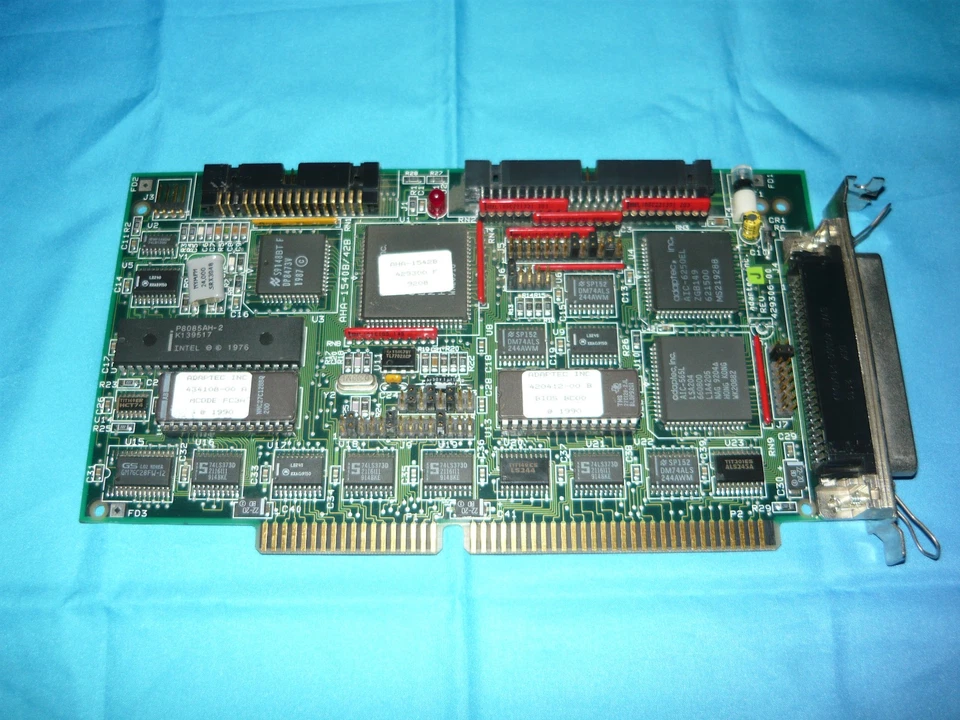 Vintage Adaptec AHA-1542B ISA SCSI Floppy Combo Controller Card Used - Image 1 of 1