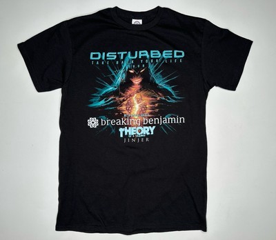 Disturbed Take Back Your Life Tour Breaking Benjamin Jinjer TOADM T-Shirt M