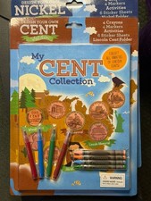 Whitman Penny - Coin Collecting For Kids - Coin Folder Design, Coloring book