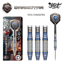 Shot Future Knights Darkstar Steel Tip Dart Set-90 Tungsten Barrels-24gm
