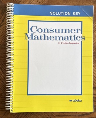 Abeka Consumer Mathematics Solution Key