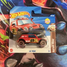 Hot Wheels Safari Mode Mini Austin Cooper S Rally Lil' Roar 203/250 5/5 HYW44