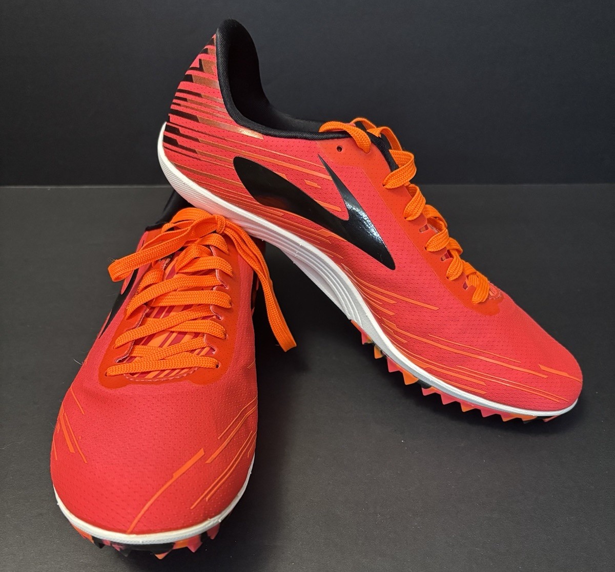 Brooks Mach 18 Mens 12 Pink Orange Cross Country Spikes Racing Shoes 1202281B667 BROOKS WOMEN main image 3