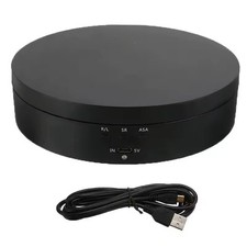 360  Electric Motorized Rotating Display Stand Jewelry Photography Show Holder