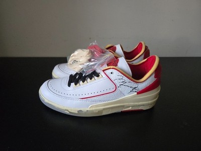 Size 8.5 Nike Air Jordan 2 Retro Low SP Off-White White Red DJ4375