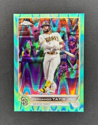 2022 Topps Chrome Fernando Tatís Jr. #150 Aqua Wave Refractor /199 Padres