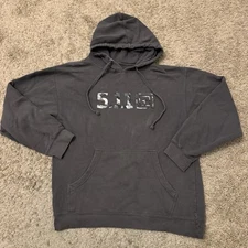 511 Tactical Hoodie Mens Medium 5.11 Gray Camo Logo Activewear Sweatshirt