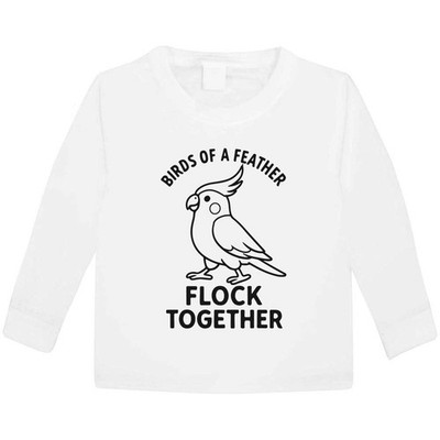 Kinder Langarmshirt ''Birds of a Feather Flock Together'' (KL055636)