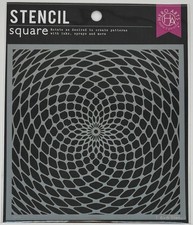 Hero Arts SA108 Spiral Stencil Cardmaking Background Ink Blending New