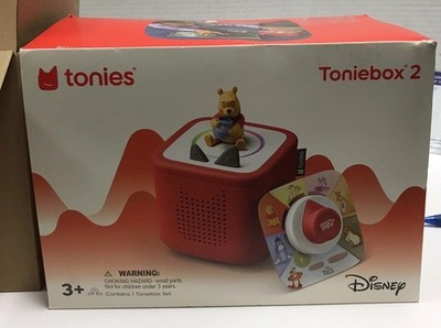 New tonies Toniebox 2 Disney Winnie The Pooh Play Set Sunset Red