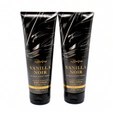 Bath Body Works Vanilla Noir Body Cream for Men 8 oz 2 pack - NEW